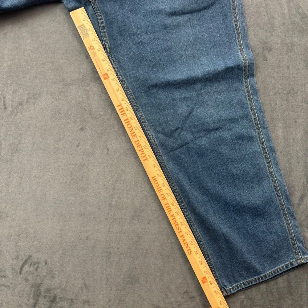 Ridgecut Toughwear Mens Carpenter Jeans Blue Denim Utility Work Pants 42x30